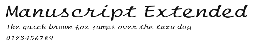 Manuscript Extended.ttf