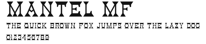 Mantel MF.ttf