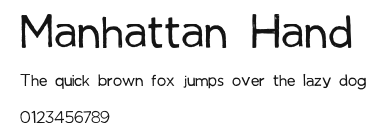 Manhattan Hand.ttf