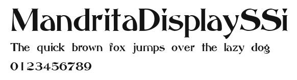 MandritaDisplaySSi.ttf