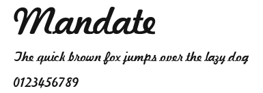 Mandate.ttf