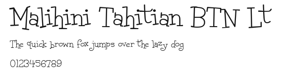 Malihini Tahitian BTN Lt.ttf