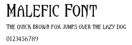 Malefic Font.ttf