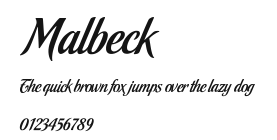 Malbeck.ttf