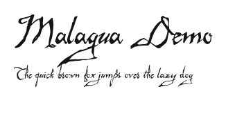 Malagua Demo.ttf