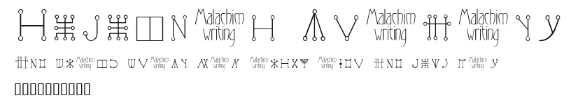 Malachim Writing.ttf