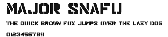 Major Snafu.ttf