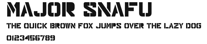 Major Snafu.ttf