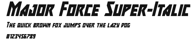 Major Force Super-Italic.ttf