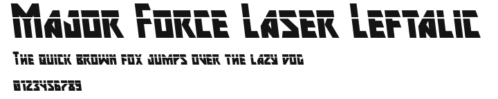 Major Force Laser Leftalic.ttf