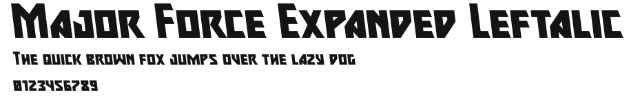 Major Force Expanded Leftalic.ttf