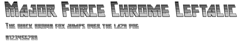Major Force Chrome Leftalic.ttf