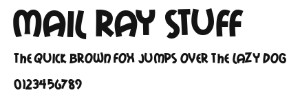 Mail Ray Stuff.ttf