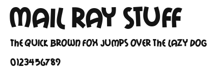 Mail Ray Stuff.ttf