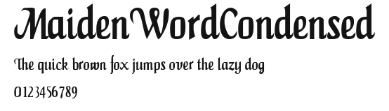 MaidenWordCondensed.ttf
