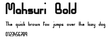 Mahsuri Bold Preview