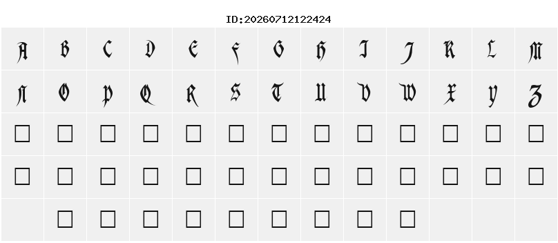 Character Map