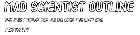 Mad scientist outline.ttf