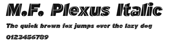 M.F. Plexus Italic.ttf