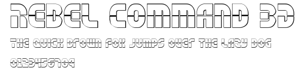 Rebel Command 3D Preview