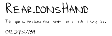ReardonsHand.ttf