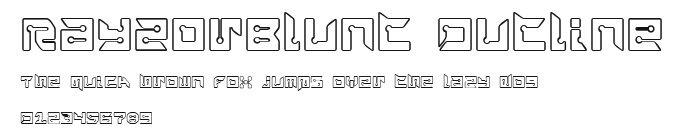 RayzorBlunt Outline.ttf