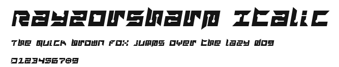 RayzorSharp Italic.ttf