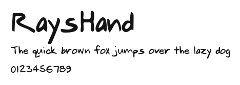 RaysHand.ttf