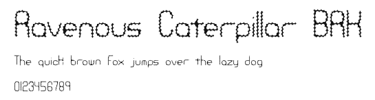Ravenous Caterpillar BRK.ttf