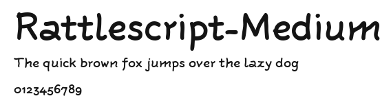Rattlescript-Medium Preview