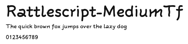 Rattlescript-MediumTf Preview