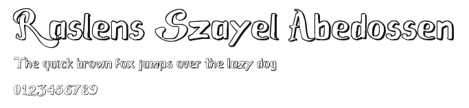 Raslens Szayel Abedossen.ttf