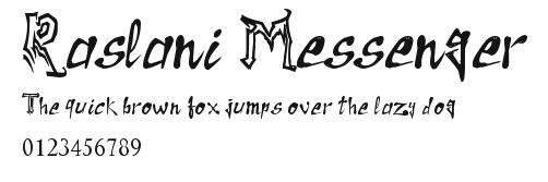 Raslani Messenger.ttf