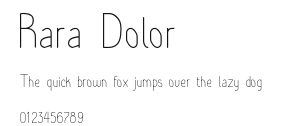 Rara Dolor.otf