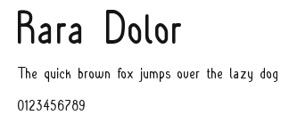 Rara Dolor.ttf