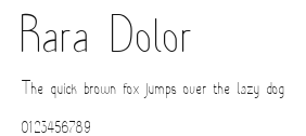 Rara Dolor.ttf