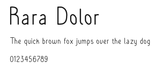 Rara Dolor.ttf