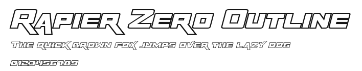 Rapier Zero Outline.ttf