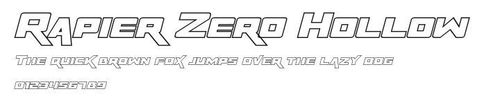Rapier Zero Hollow.otf