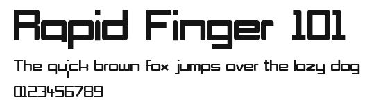 Rapid Finger 101.ttf