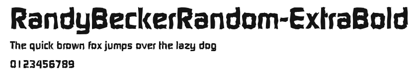 RandyBeckerRandom-ExtraBold.ttf