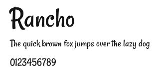 Rancho.ttf