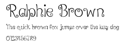 Ralphie Brown Preview