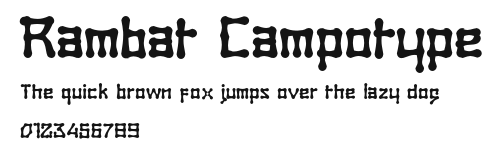 Rambat Campotype.otf