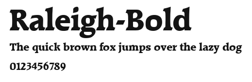 Raleigh-Bold Preview