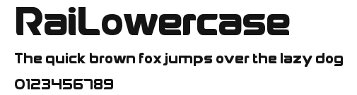 RaiLowercase Preview
