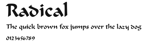 Radical.ttf