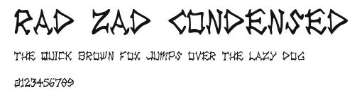 Rad Zad Condensed Preview