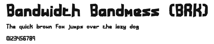 Bandwidth Bandmess (BRK).ttf