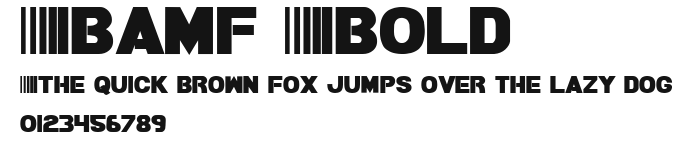 Bamf Bold Preview